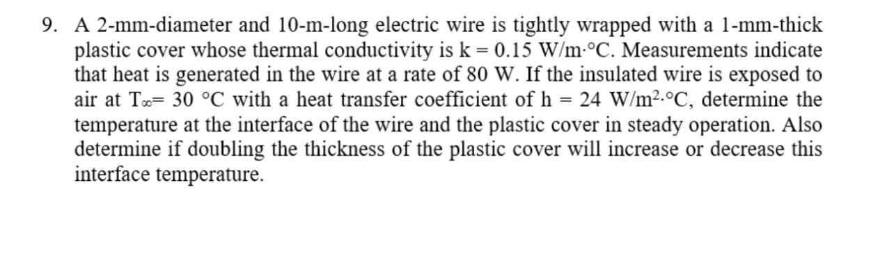 A 2 - mm - diameter and 1 0 - m - long electric