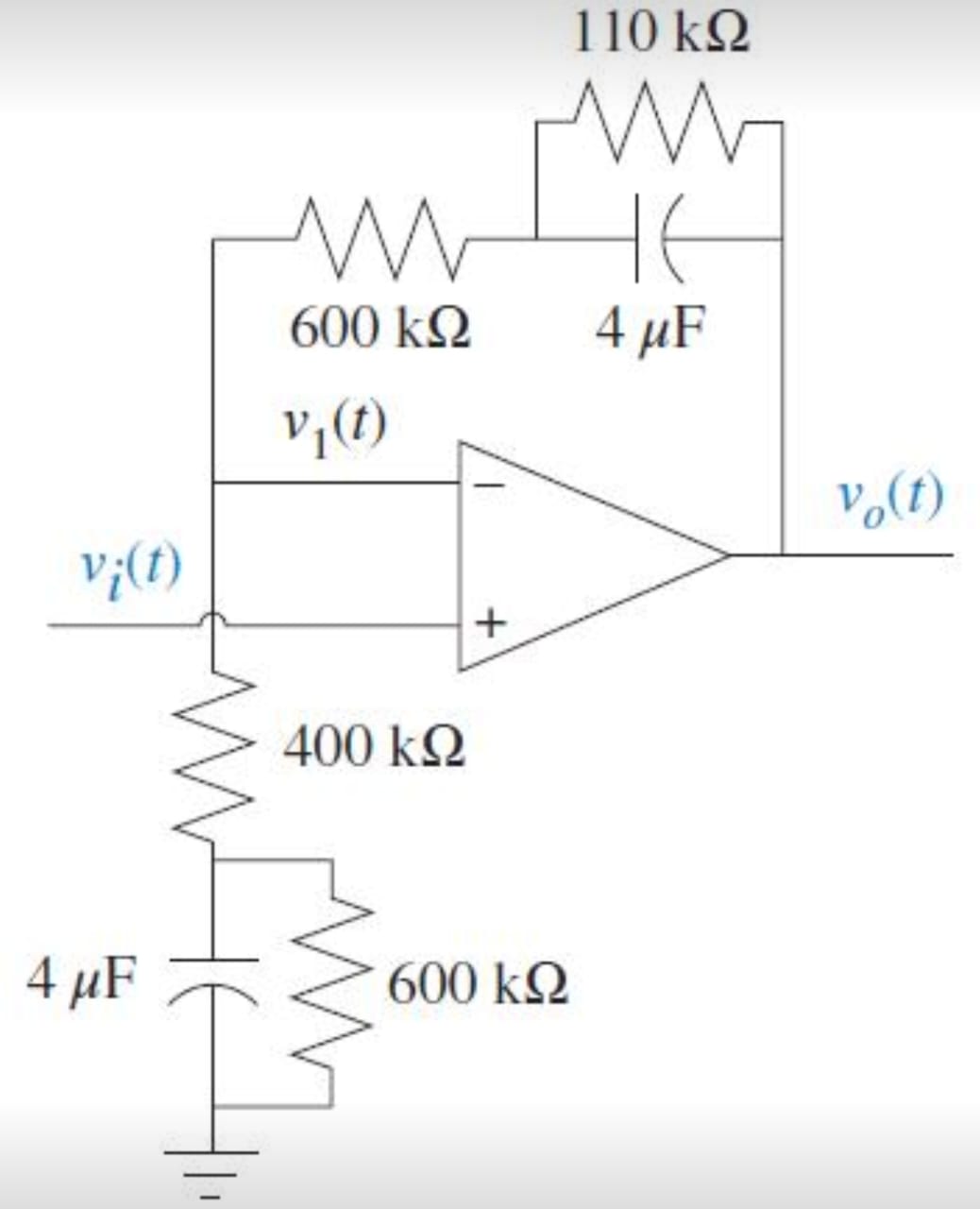 Obtain the transfer function for the following