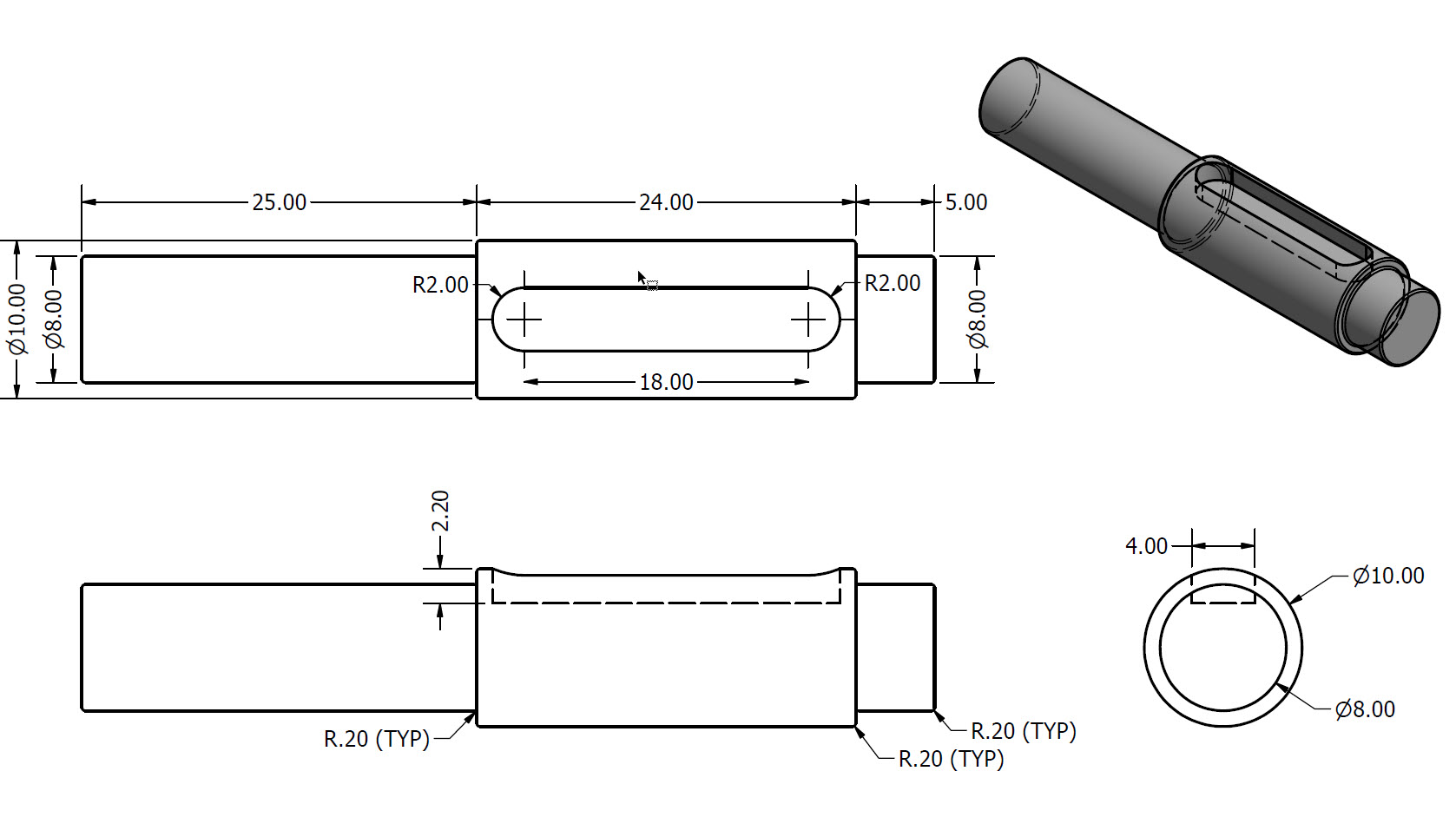 Shaft Material: Alloy Steel AISI 4 1 3 0 Q&T 5 4