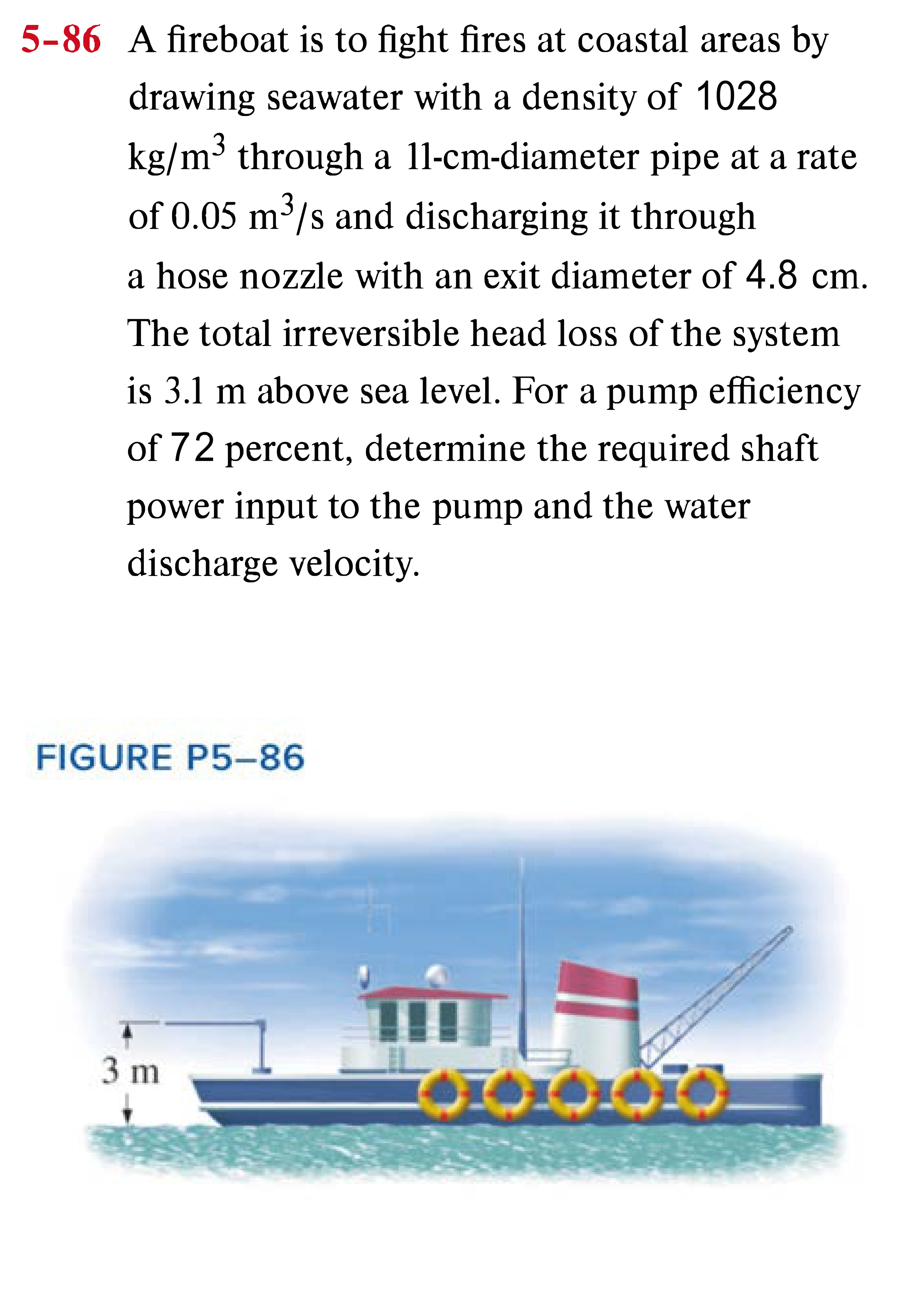 5 - 8 6 A fireboat is to fight fires at coastal