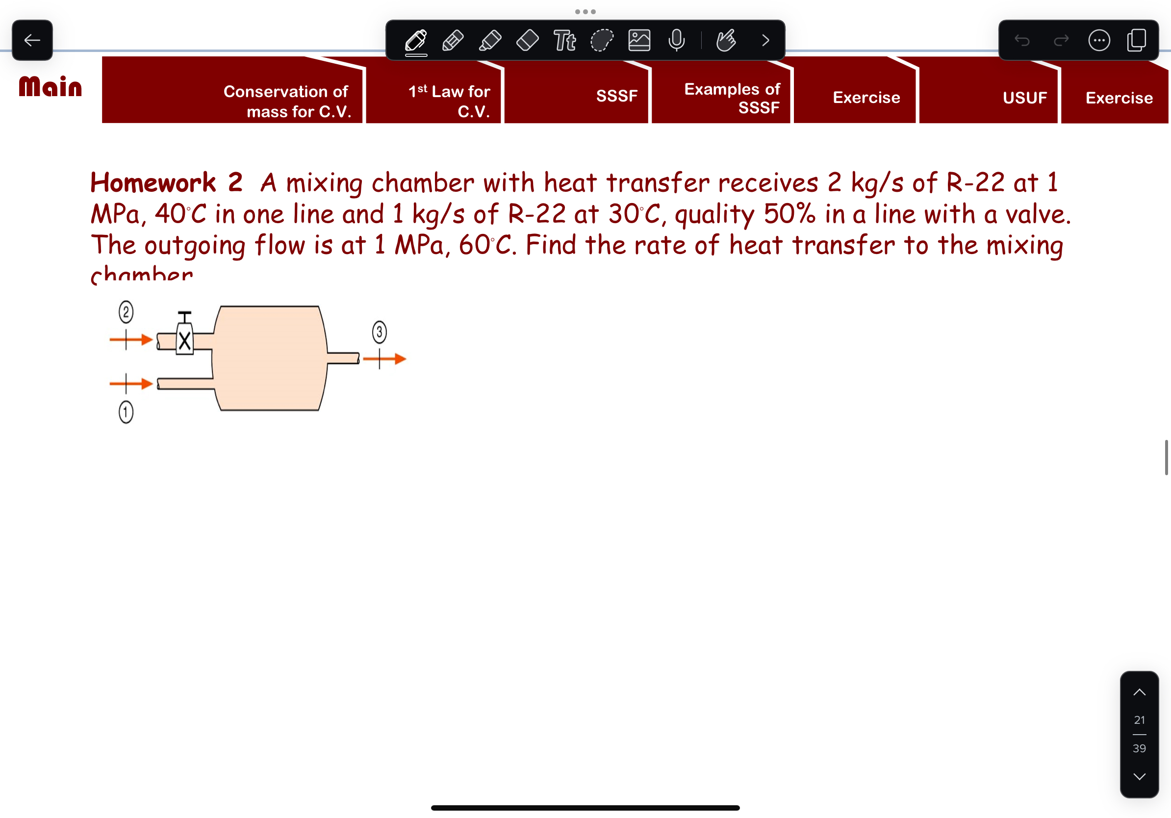 moin Conservation of 1 s t Law for SSSF Examples