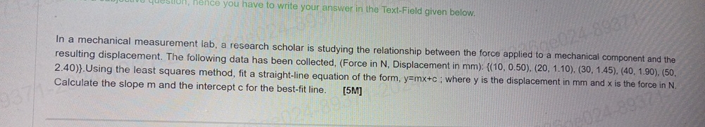 In a mechanical measurement lab, a research