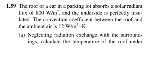 1 . 5 9 The roof of a car in a parking lot