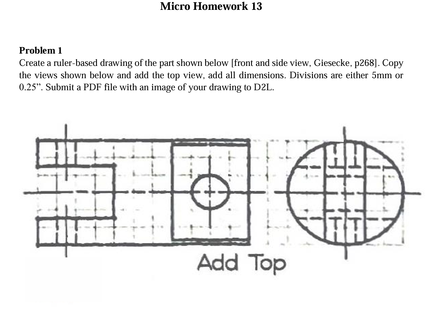 Micro Homework 1 3 Problem 1 Create a ruler -