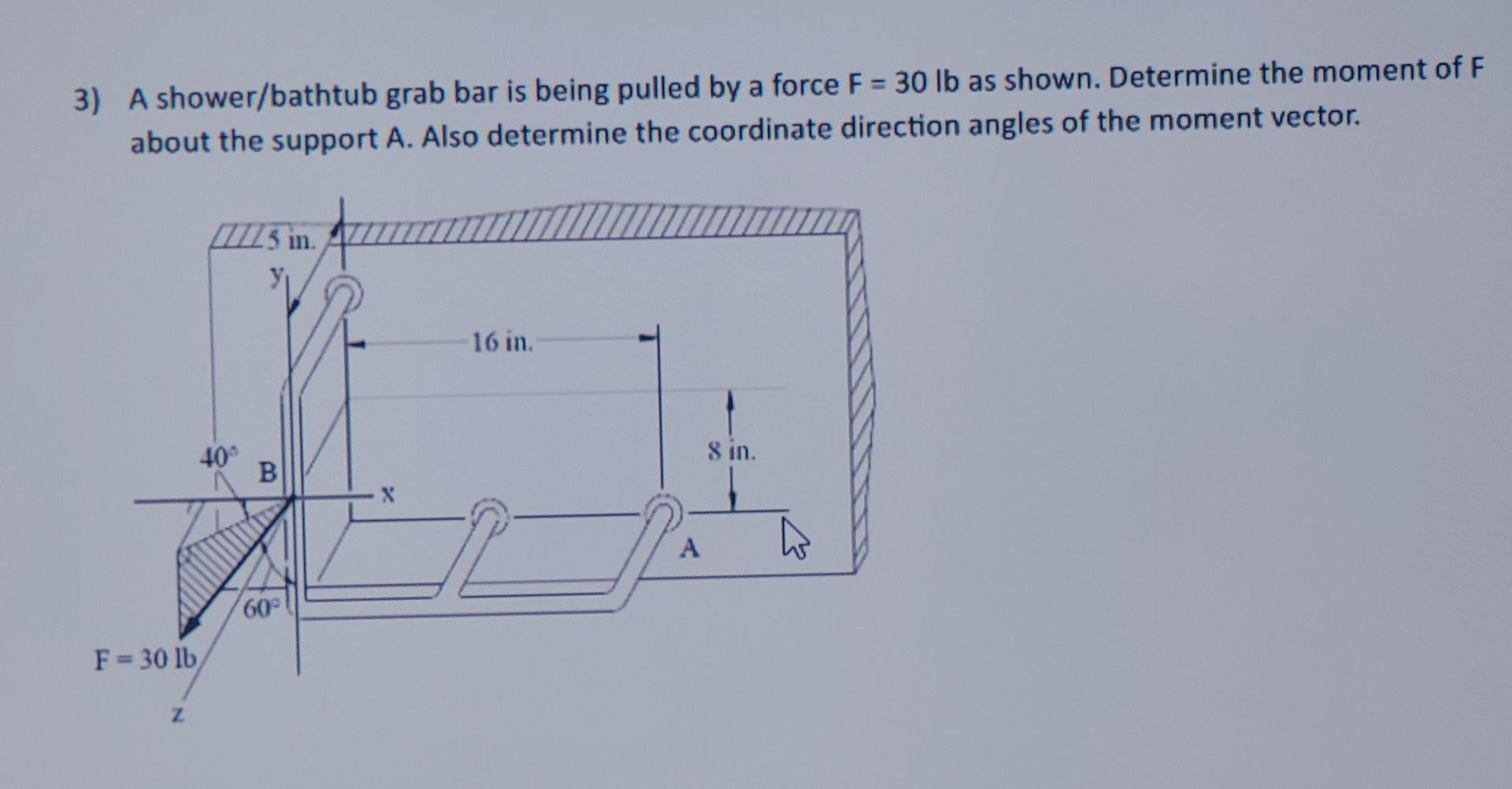 Could you draw the free - body diagram and solve