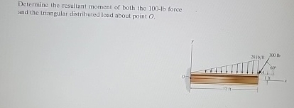 Determine the resultant moment of both the 1 0 0