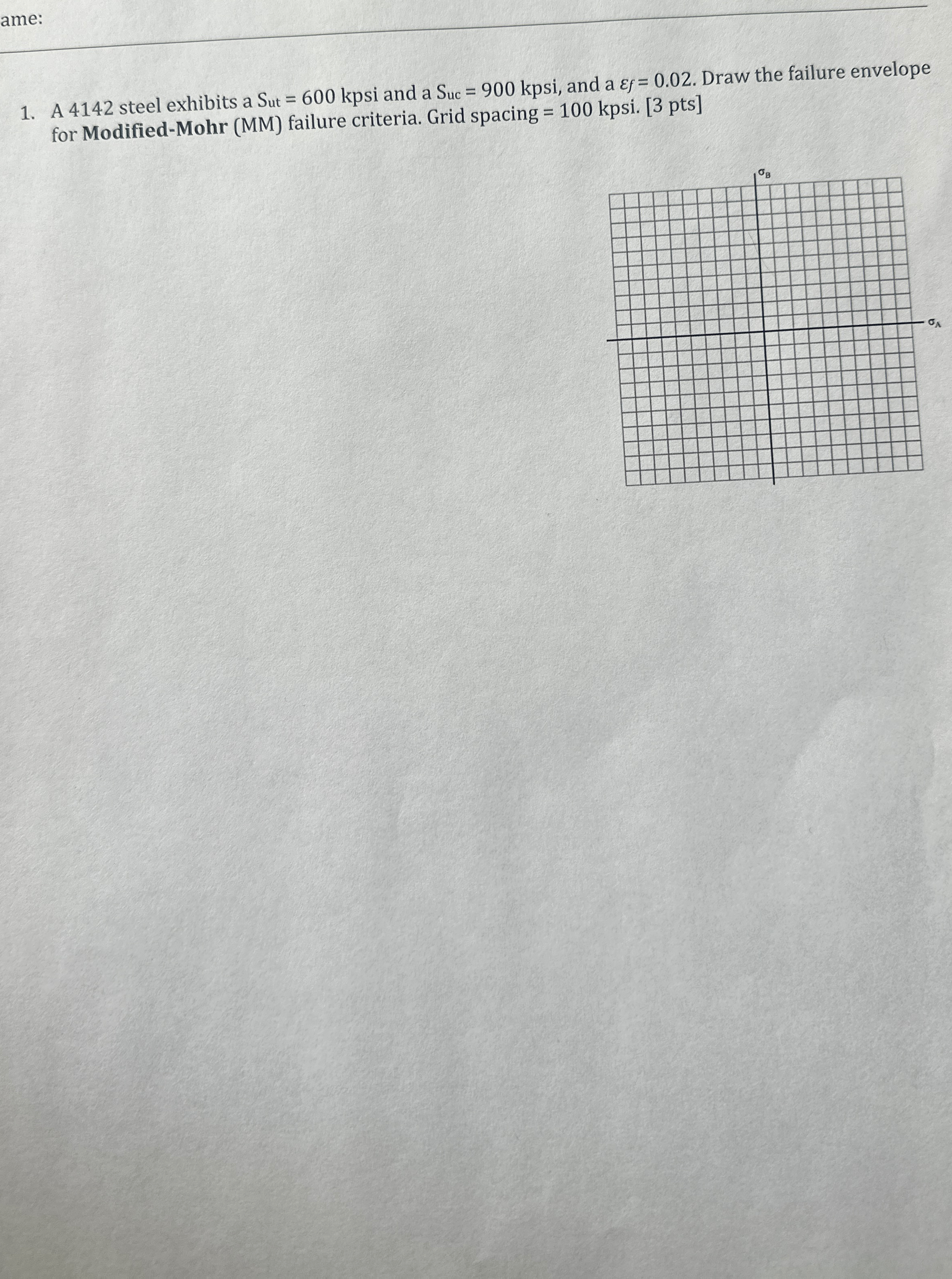 ame: A 4 1 4 2 steel exhibits a S u t t = 6 0 0 k