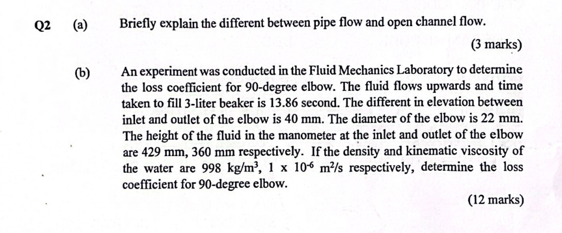 Q 2 ( a ) Briefly explain the different between