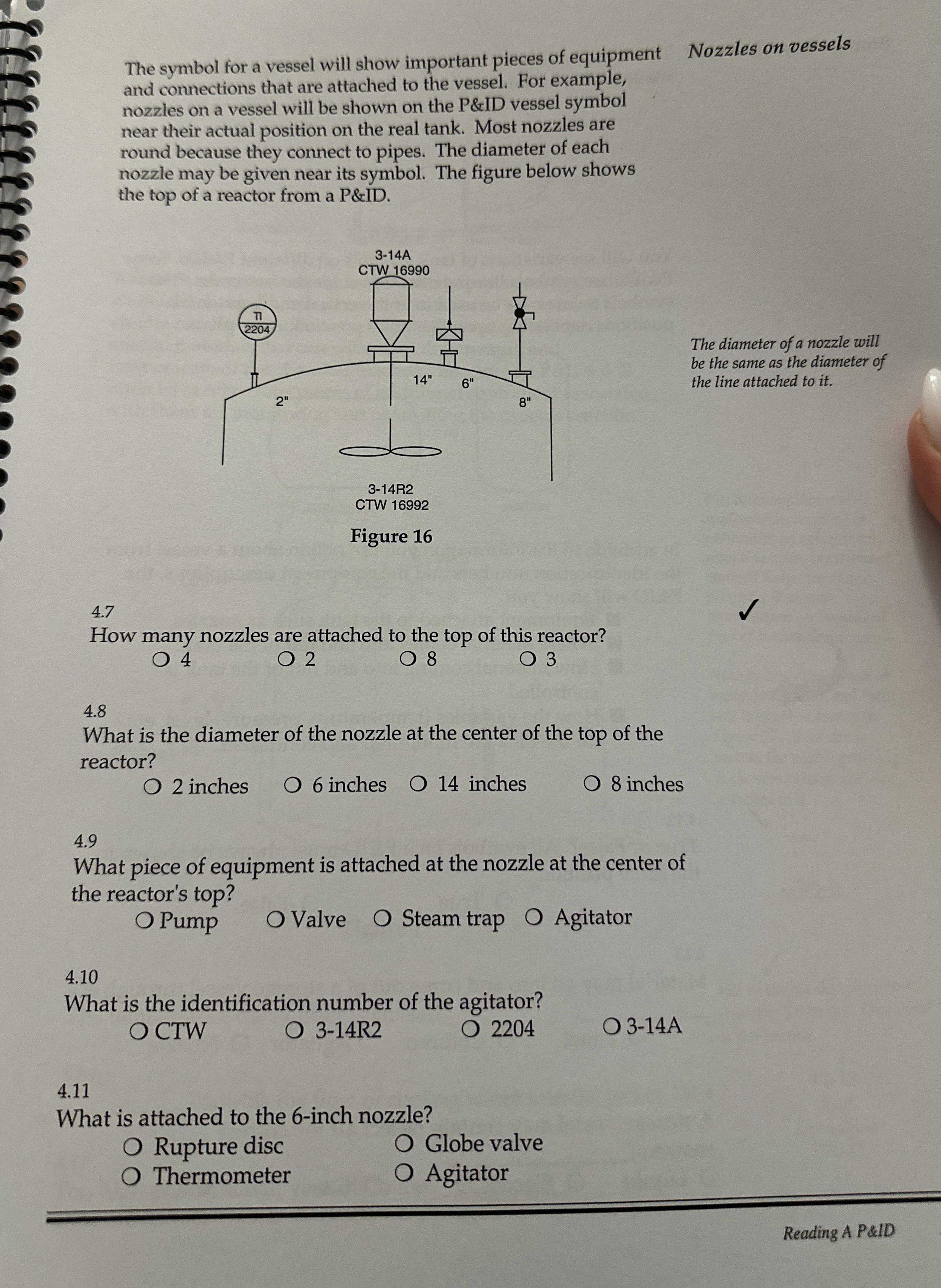 The symbol for a vessel will show important