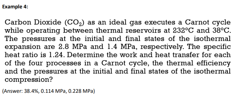 Example 4 : Carbon Dioxide \ ( \ left ( \ mathrm