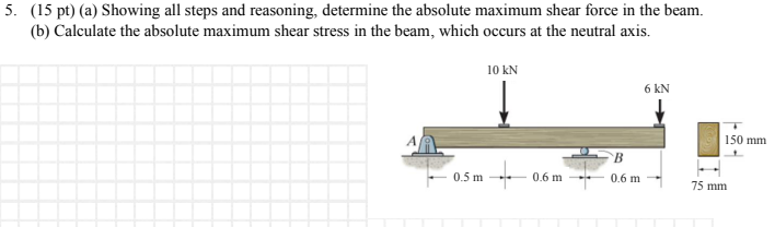 5 . ( 1 5 pt ) ( a ) Showing all steps and