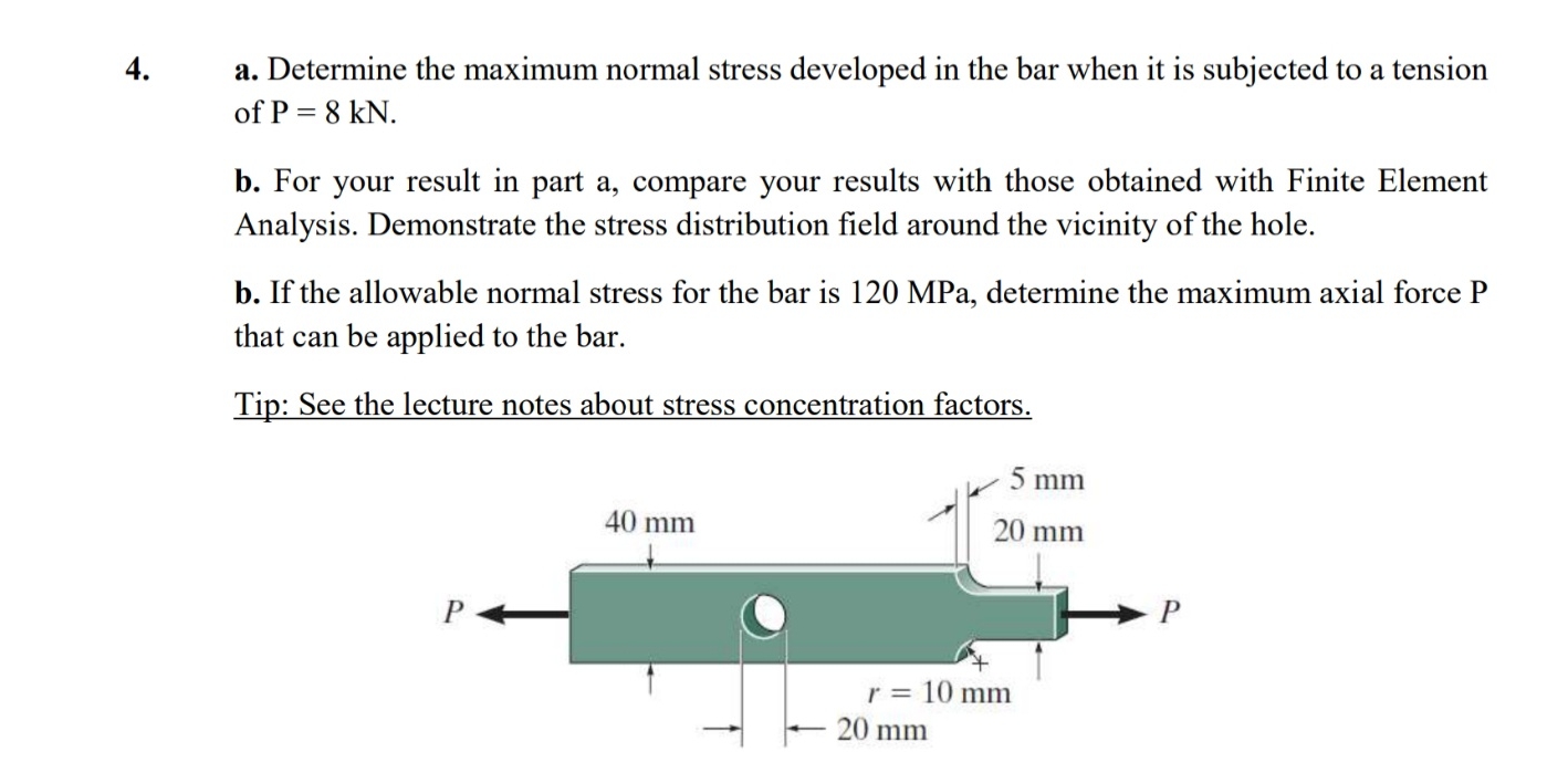 a . Determine the maximum normal stress developed