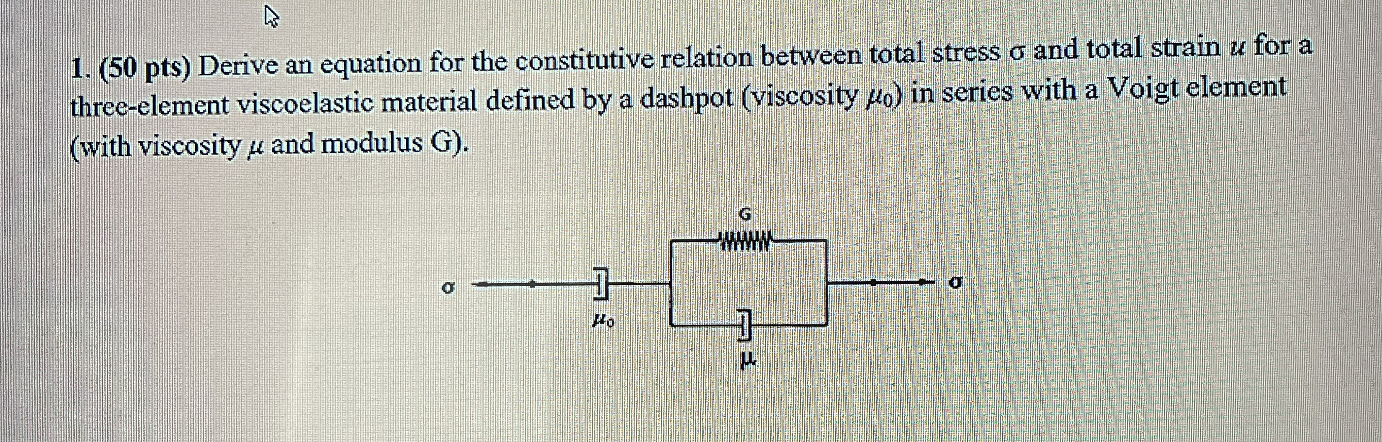 ( 5 0 pts ) Derive an equation for the