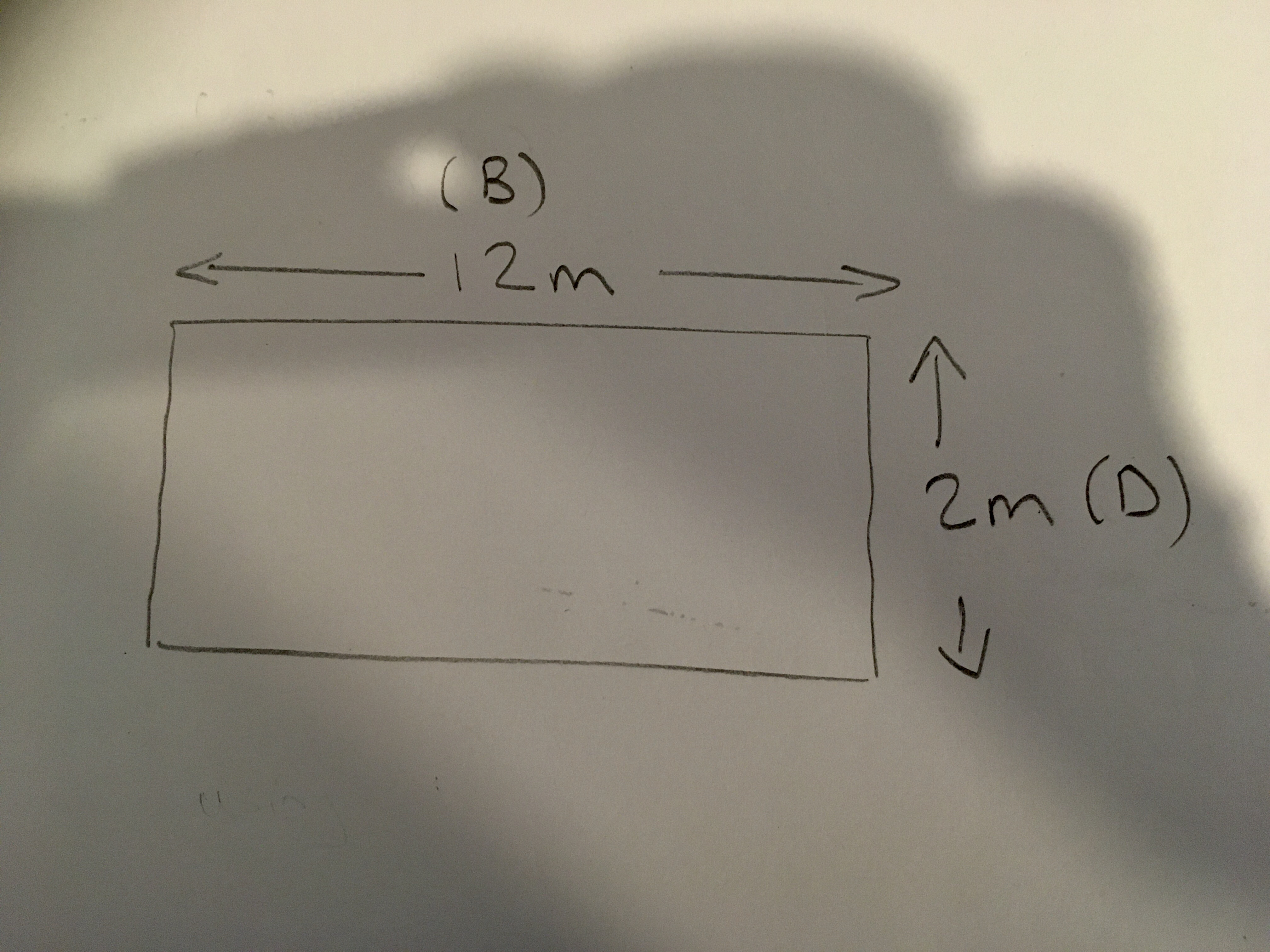 Please calculate the second moment of area bd ^ 3
