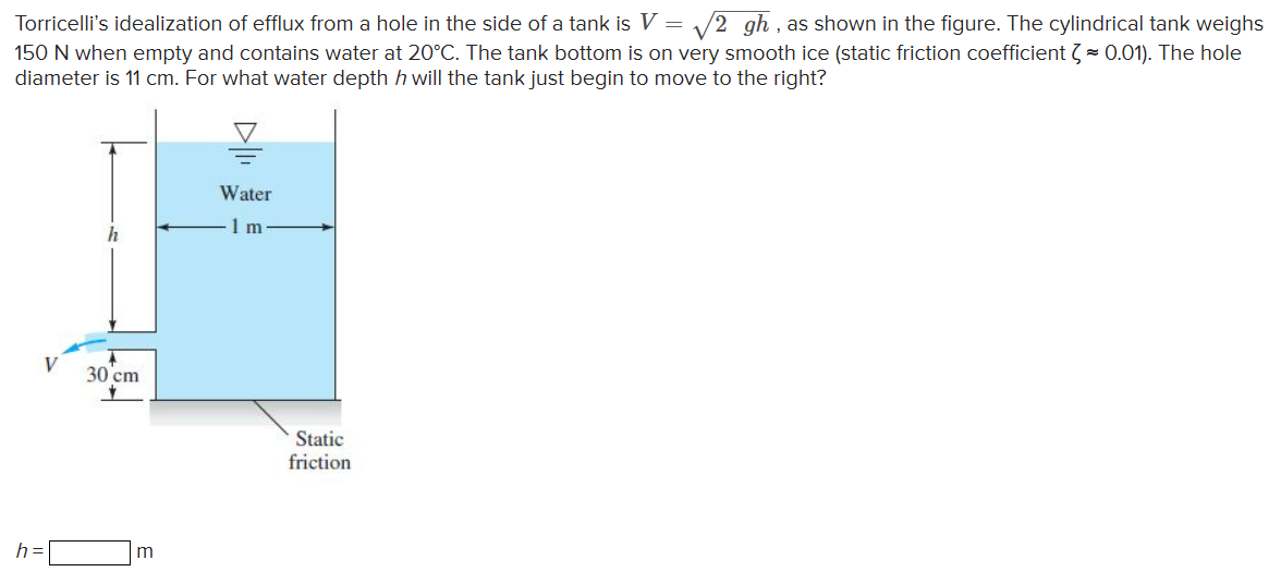 Torricelli's idealization of efflux from a hole