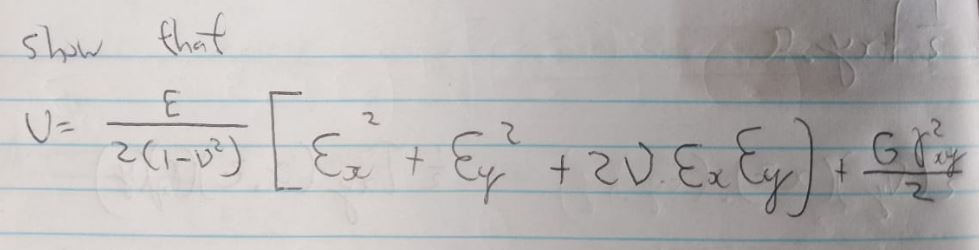 show that U = 2 ( 1 - ) u ? ( ( ) ( ) 2 ) [ x 2 +