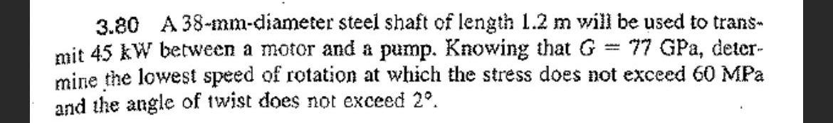 3 . 8 0 A 3 8 - m m - diameter steel shaft of