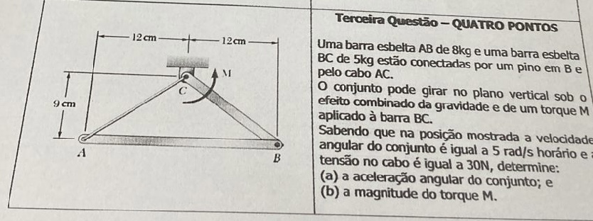 Teroeira Quest o - QUATRO PONTOS Uma barra