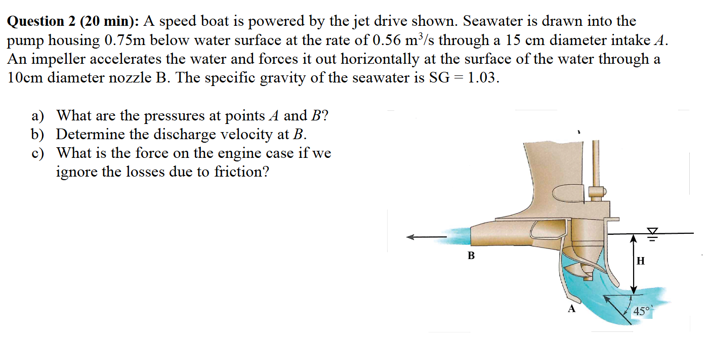 Question \ ( 2 ( 2 0 \ mathrm { ~min } ) \ ) : A