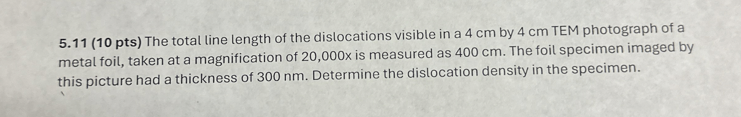 5 . 1 1 ( 1 0 pts ) The total line length of the