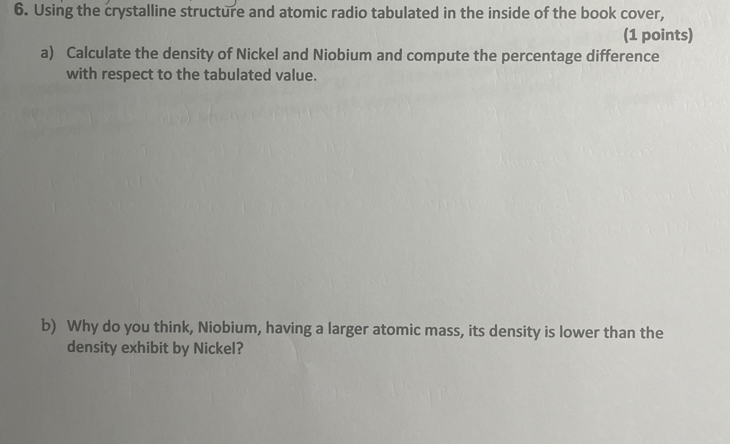 Using the crystalline structure and atomic radio