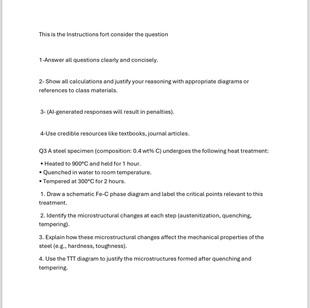 This is the Instructions fort consider the