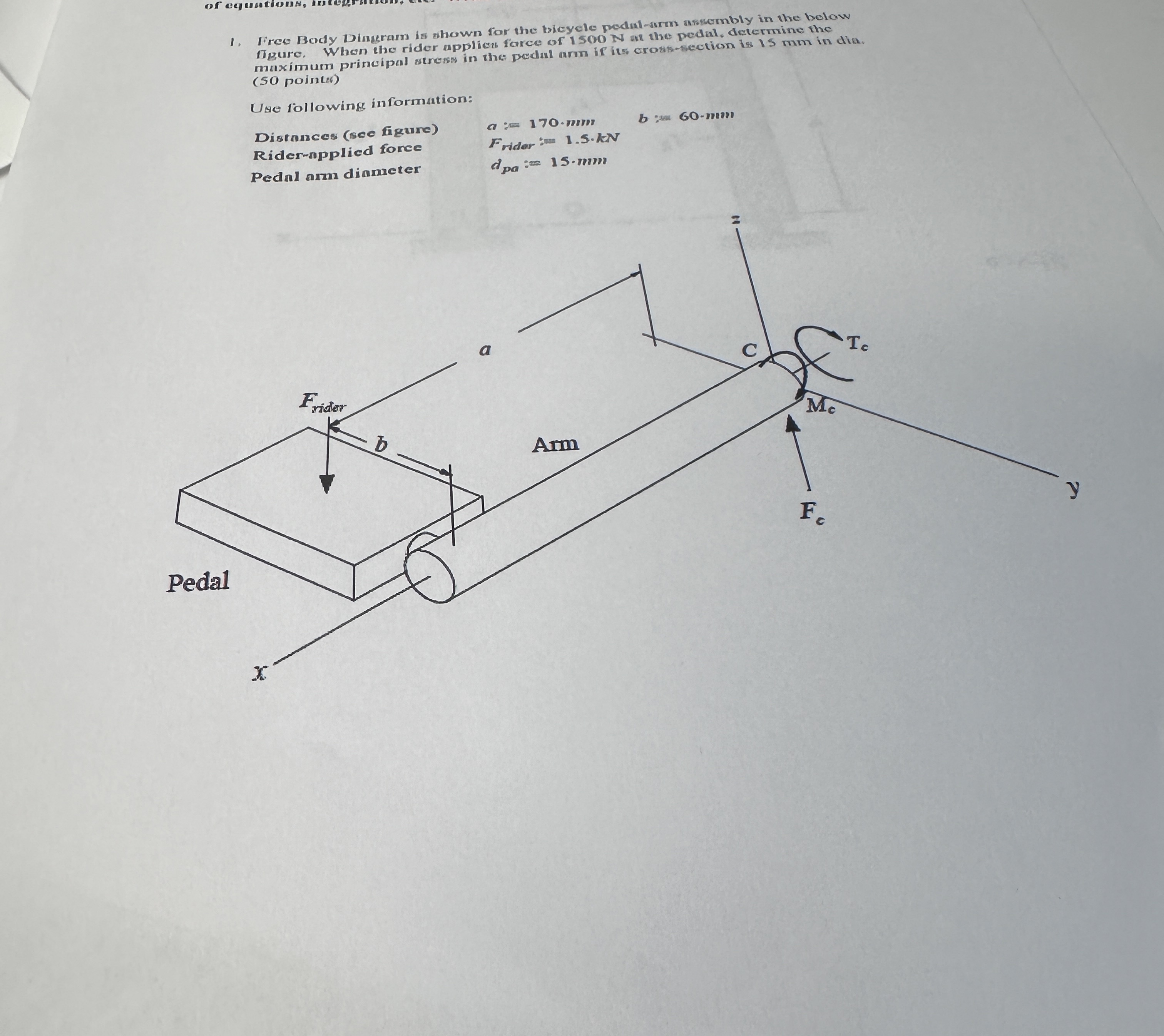 Free Bady Dingram is zhown far the bicycle
