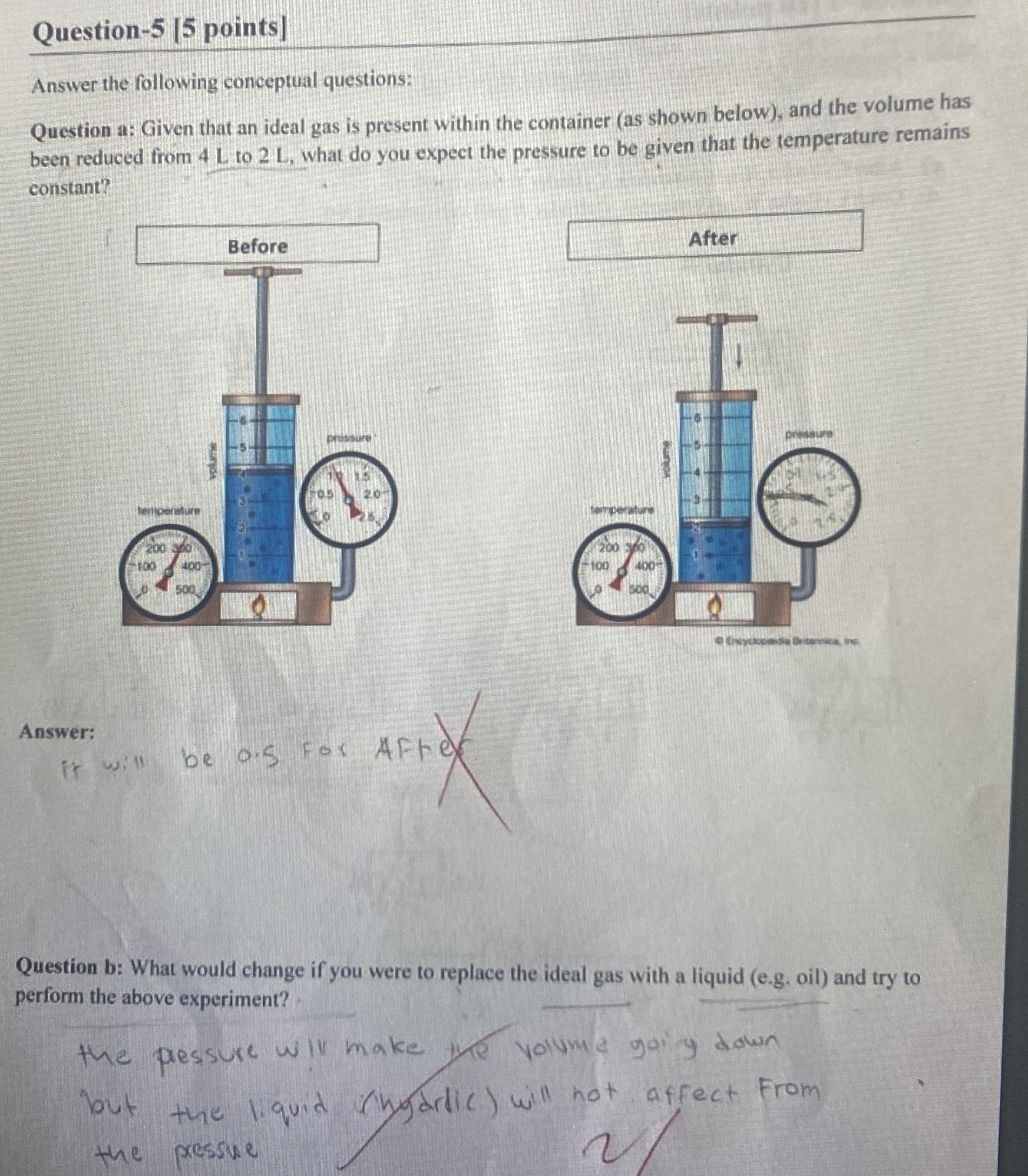 Question - 5 [ 5 points ] Answer the following