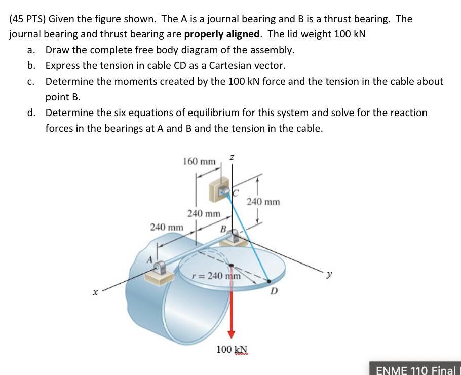 ( 4 5 PTS ) Given the figure shown. The \ ( A \ )