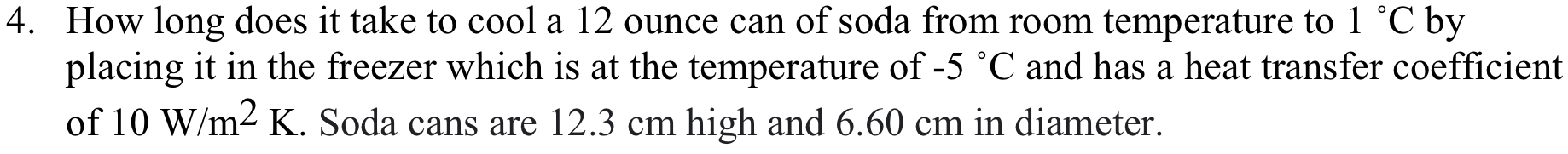 How long does it take to cool a 1 2 ounce can of