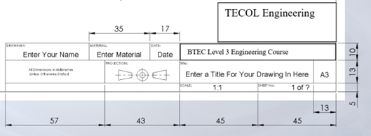 Task 1 [ Pass Criteria P 7 ] Create an A 3