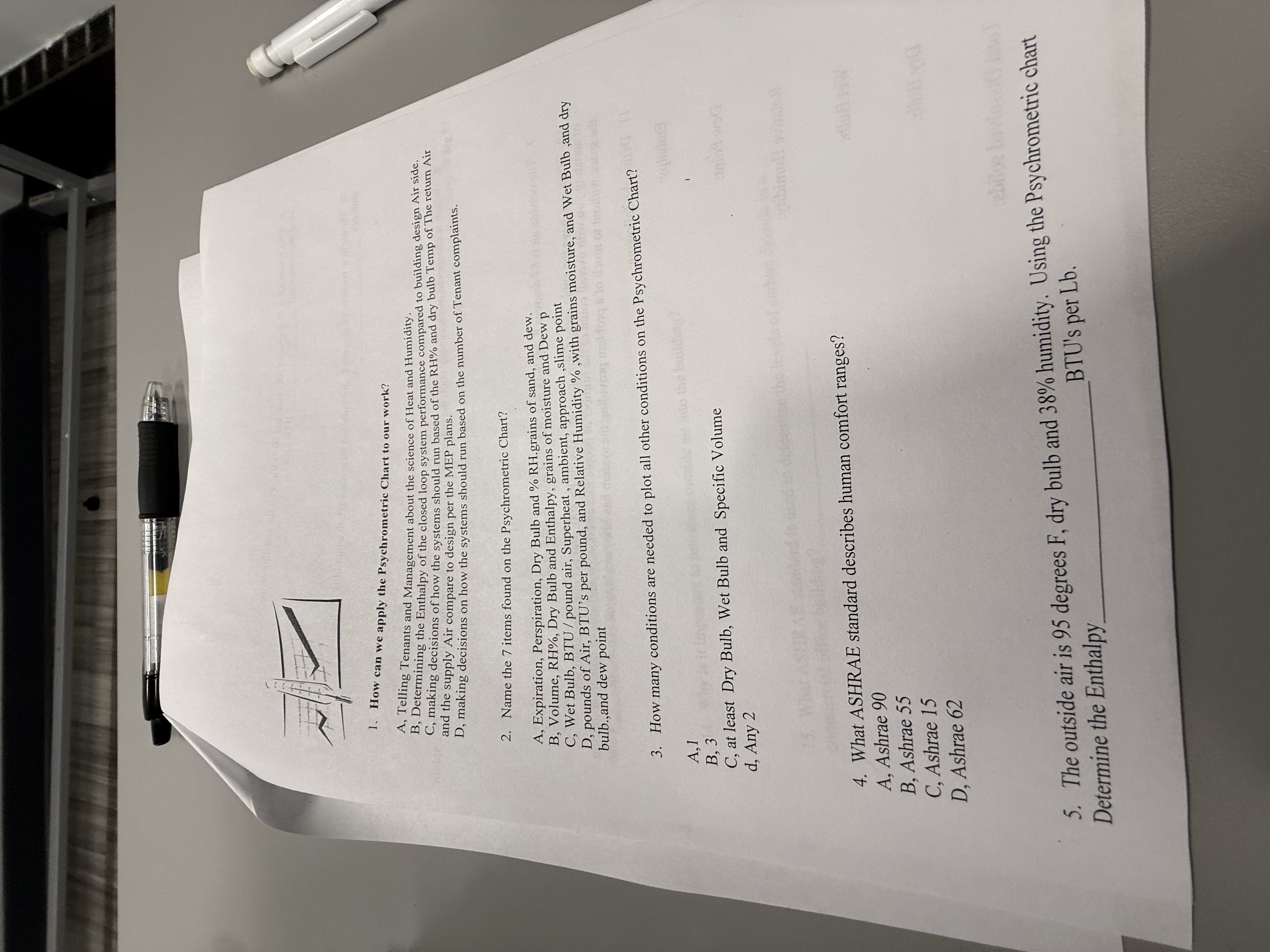 How can we apply the Psychrometric Chart to our