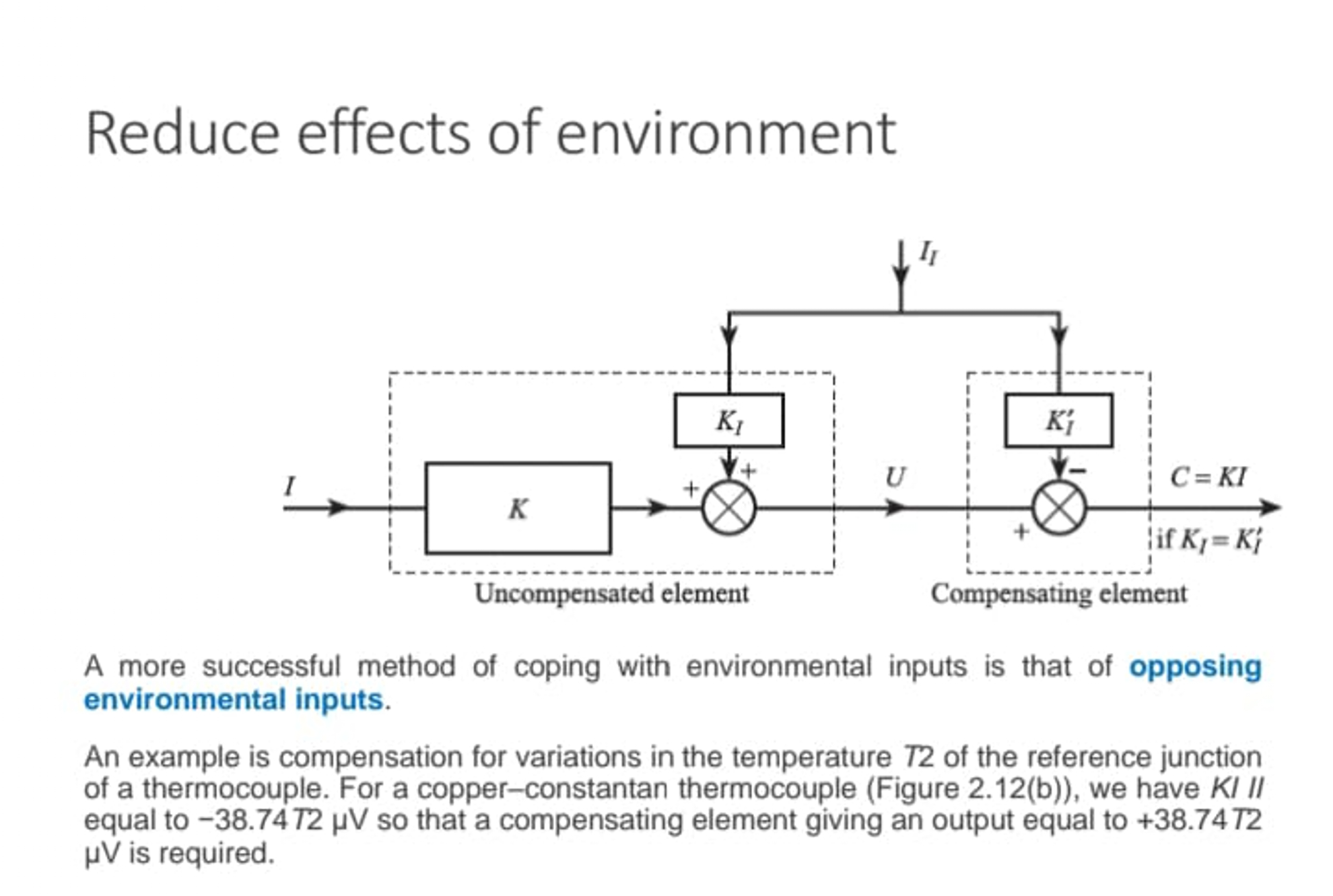 Reduceeffects of environment A more successful