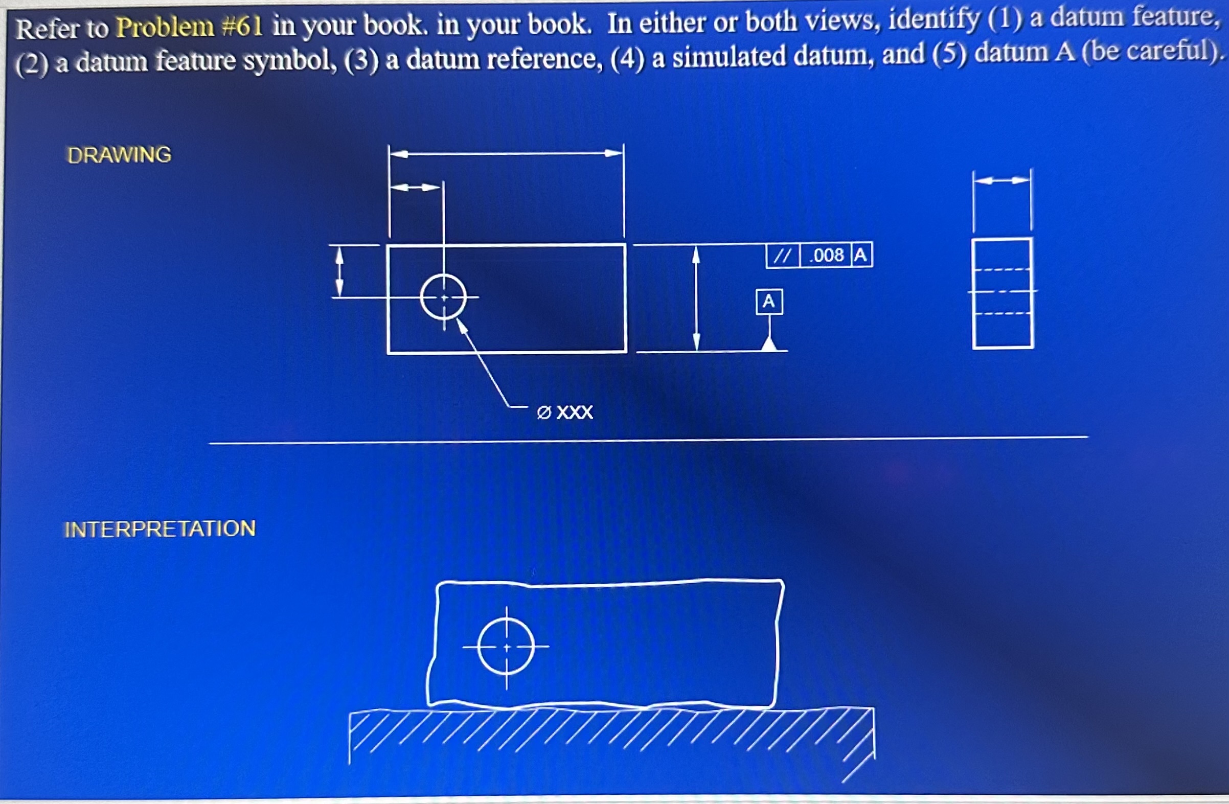 Refer to Problem \ # 6 1 in your book, in your