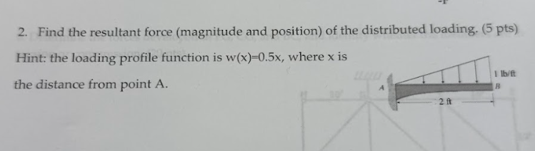2 . Find the resultant force ( magnitude and