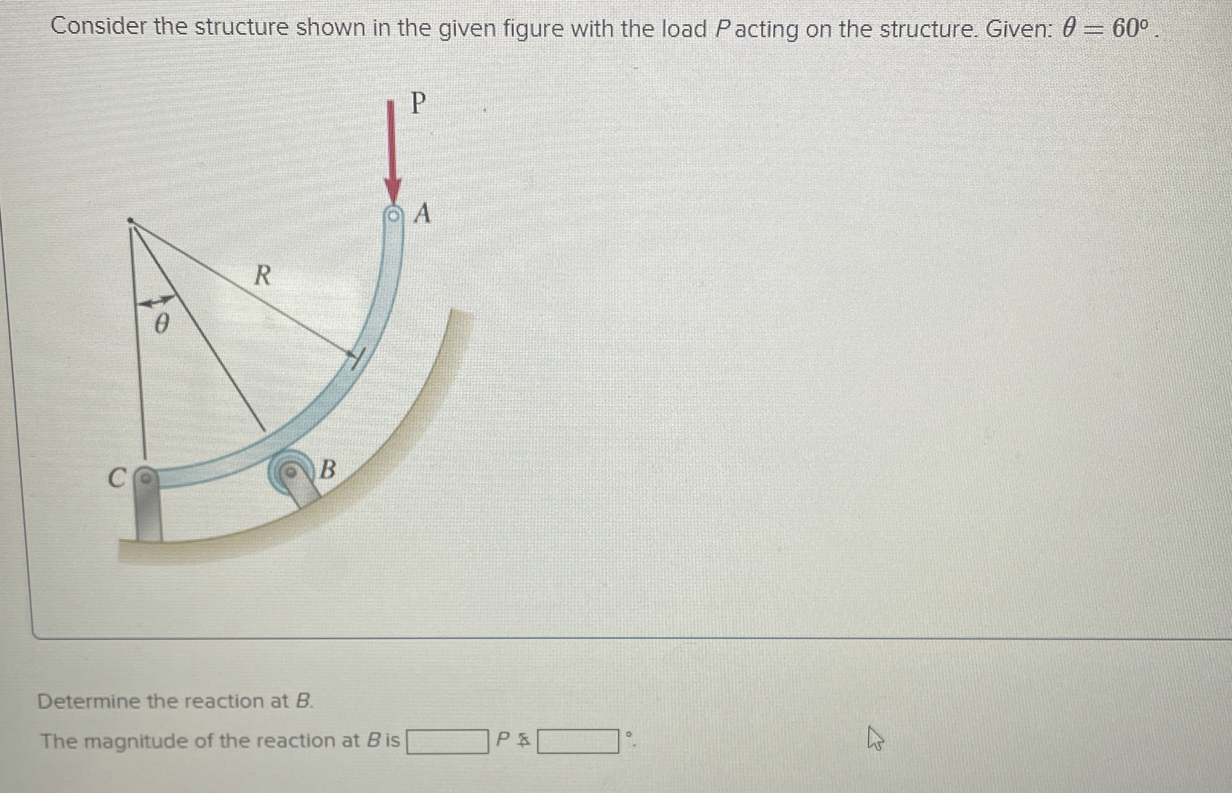 Consider the structure shown in the given figure