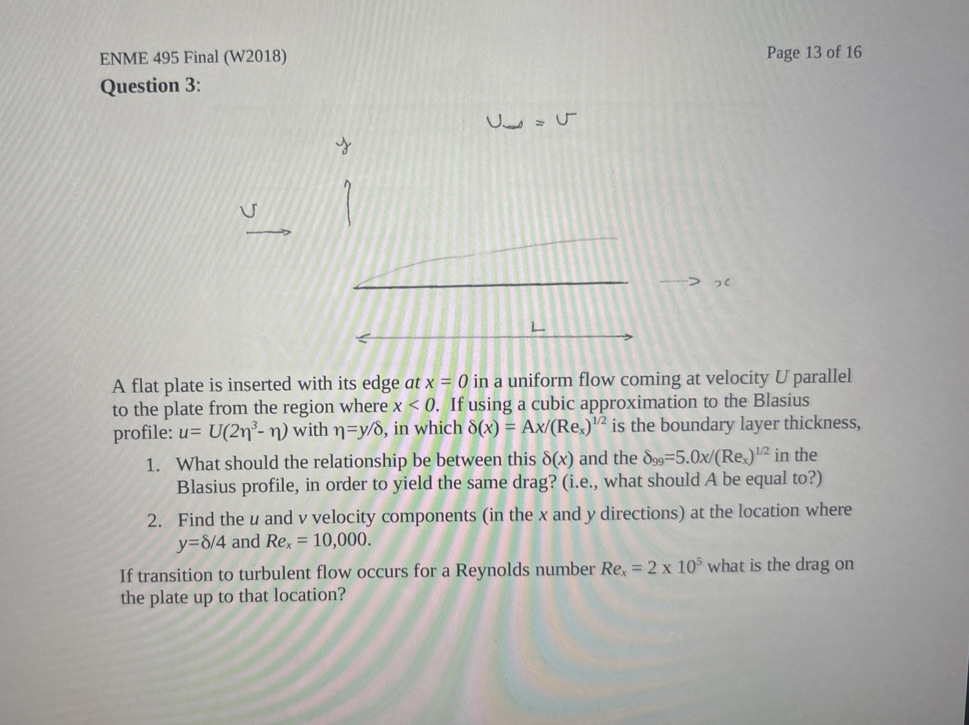 ENME 4 9 5 Final ( W 2 0 1 8 ) Page 1 3 of 1 6
