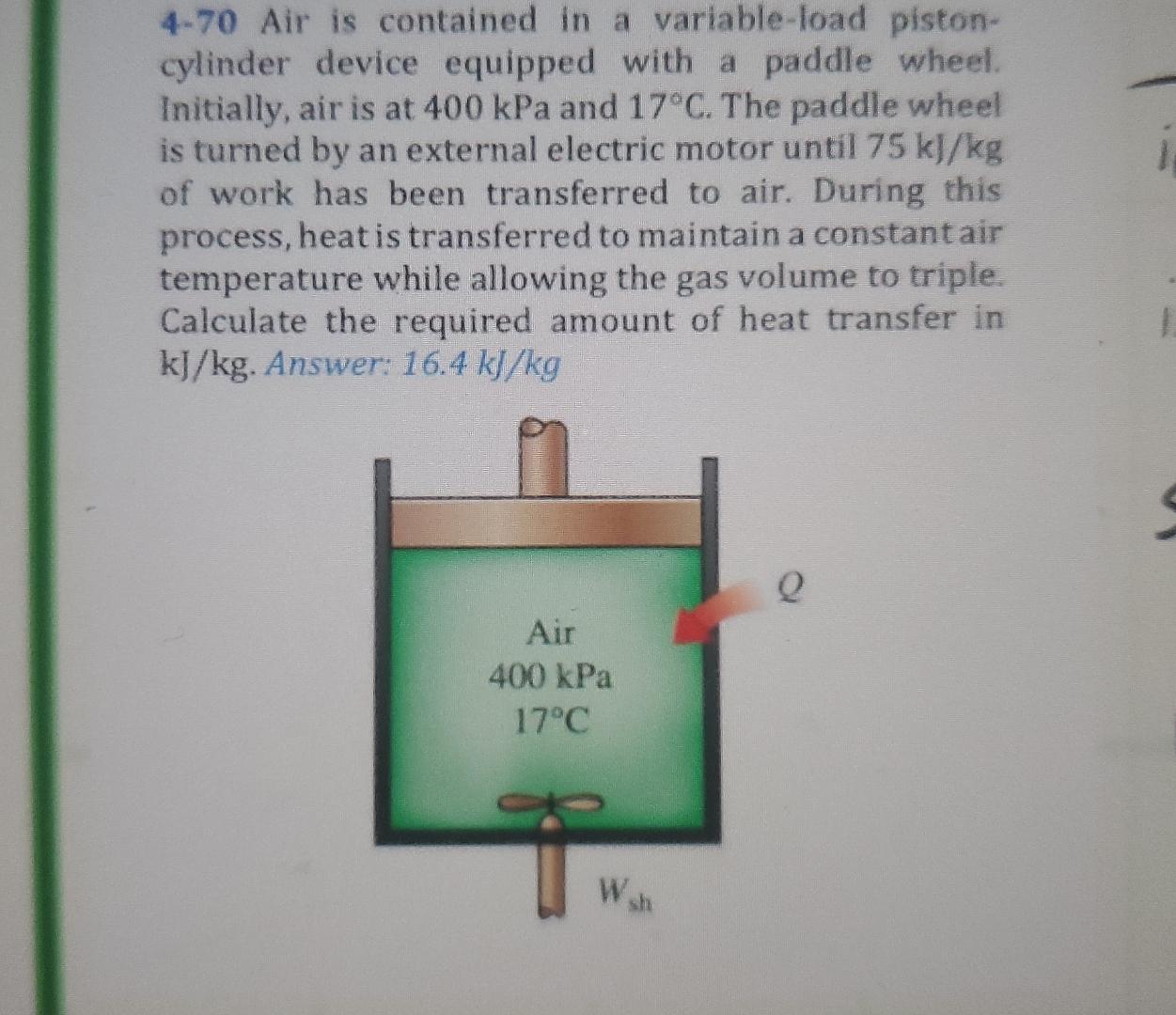 4 - 7 0 Air is contained in a variable - load