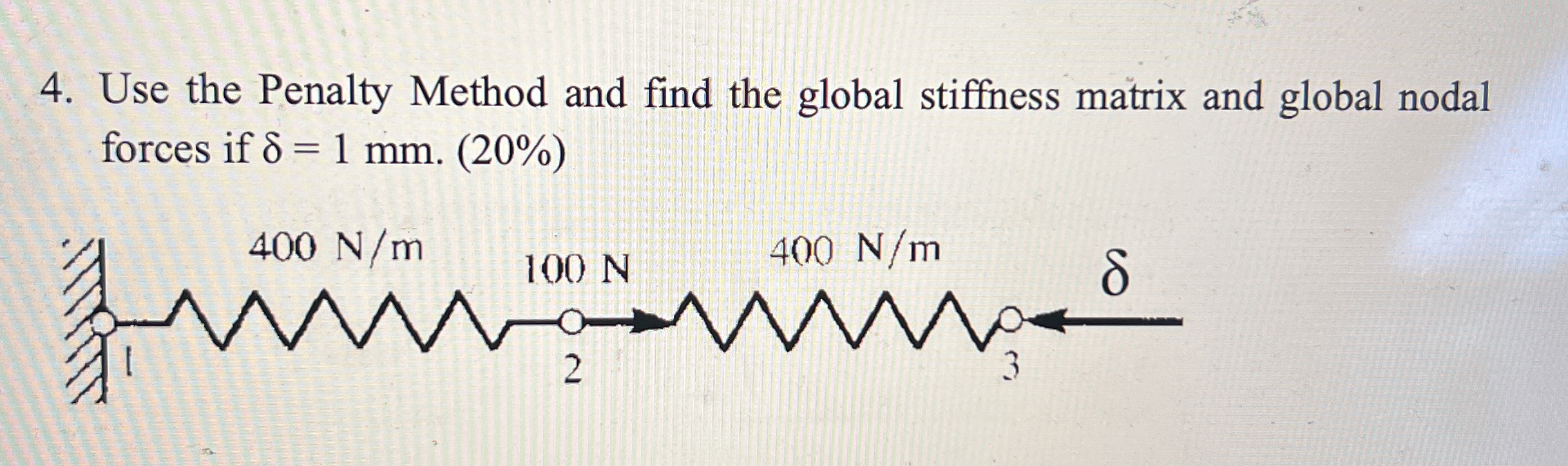Use the Penalty Method and find the global