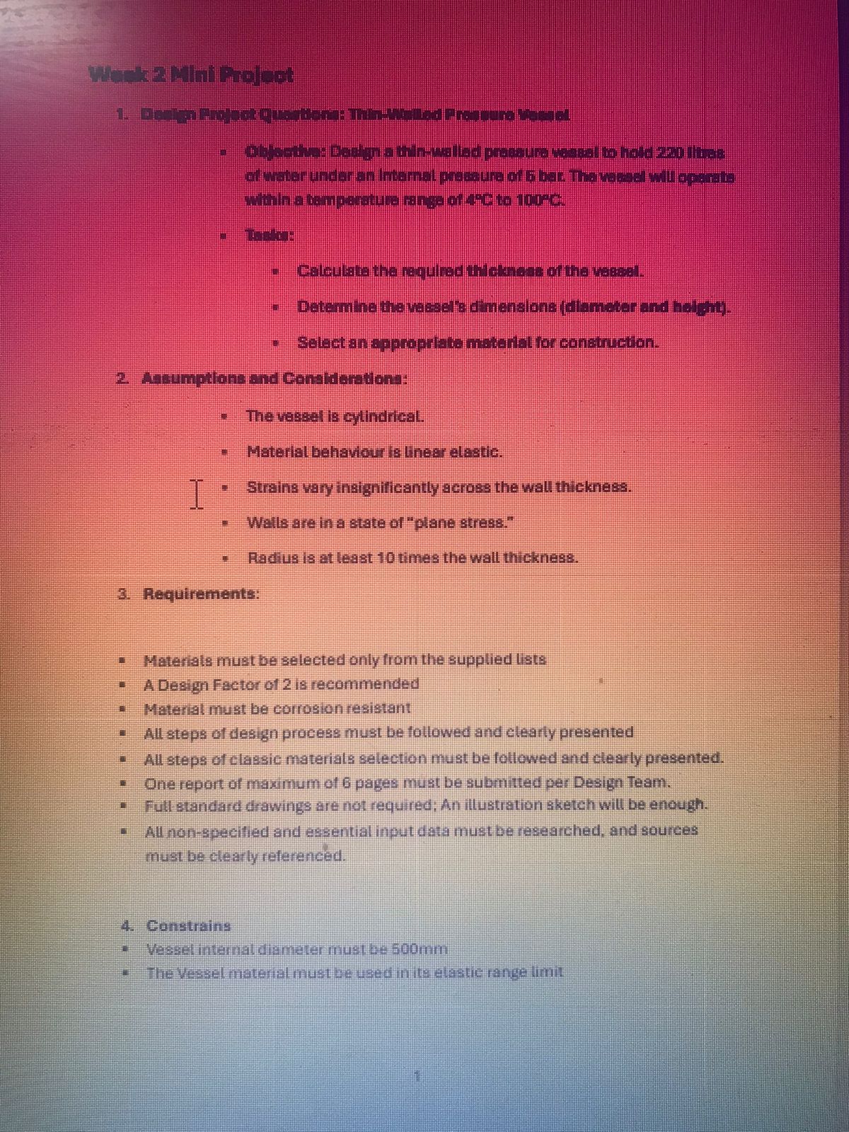 Whek 2 Mini Projeot Tonate Determine thovasesis d