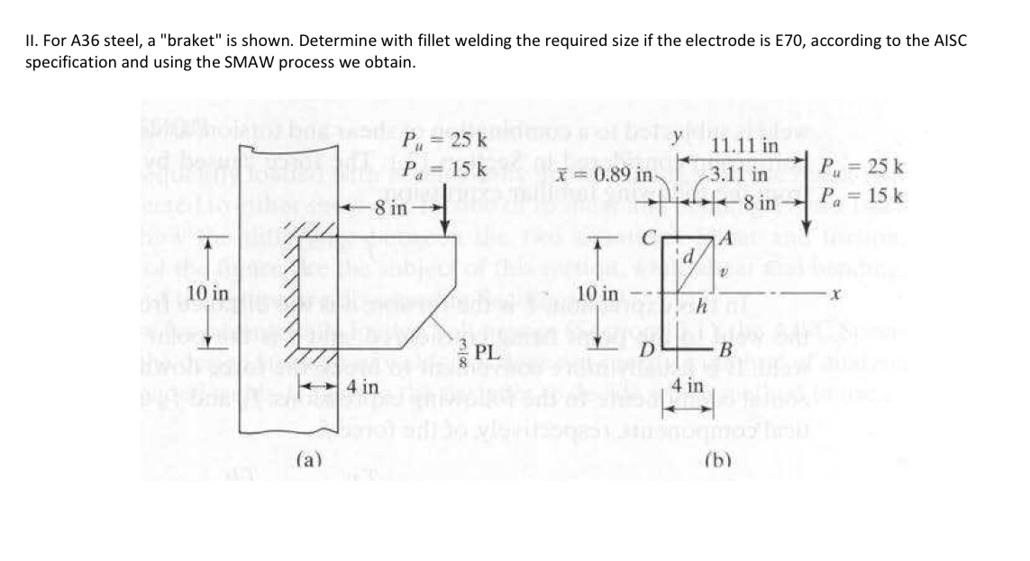 II . For A 3 6 steel, a "braket" is shown.