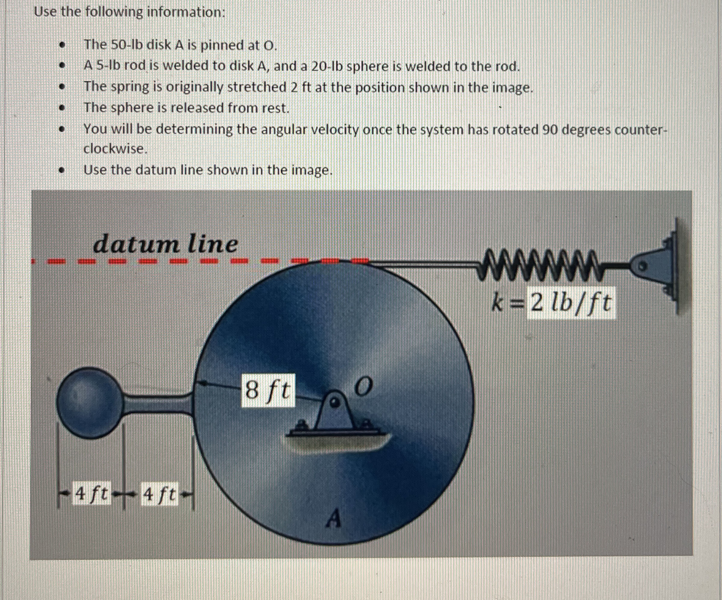 What is the angular velocity of the system after