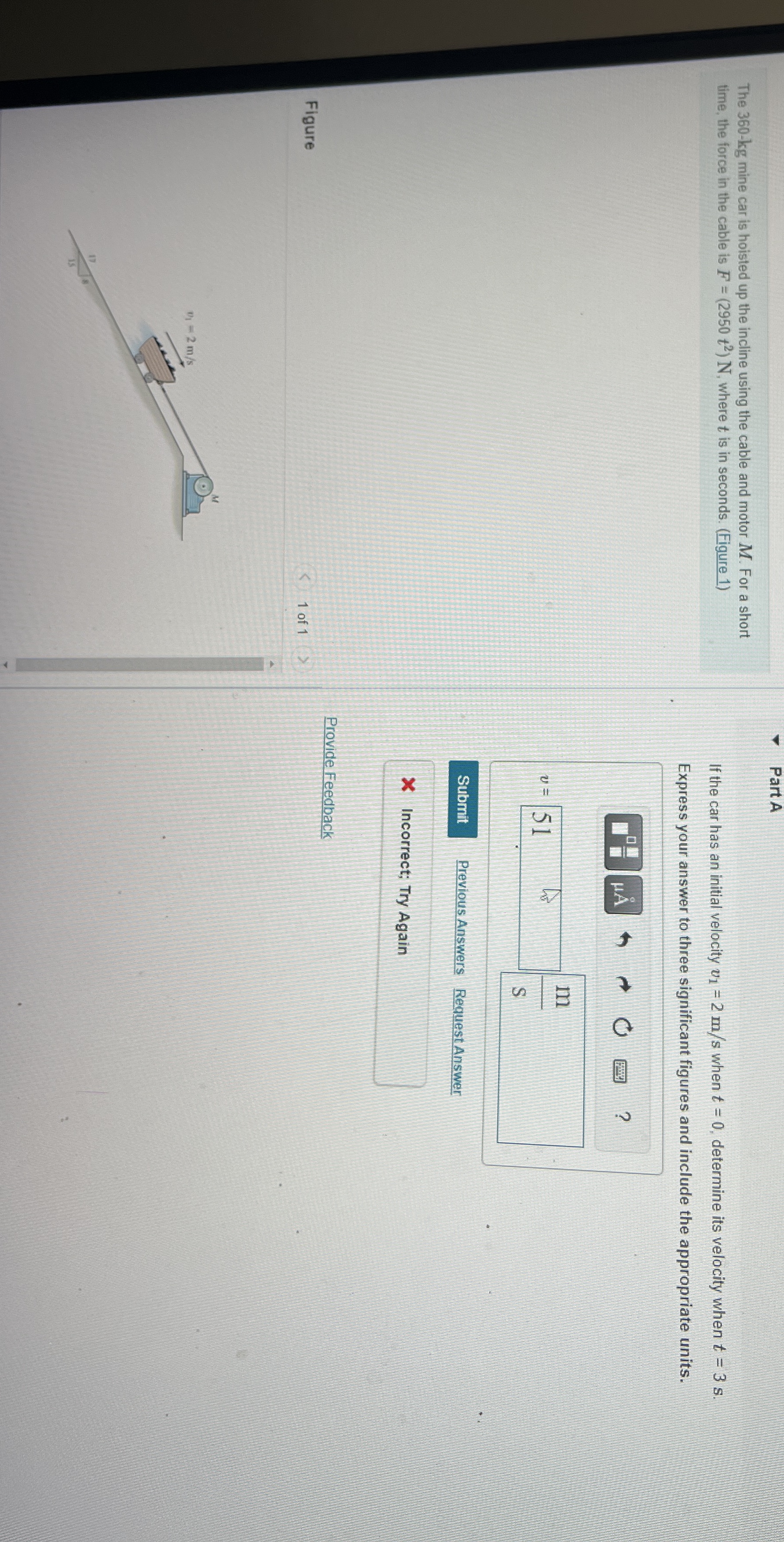 The 3 6 0 - k g mine car is hoisted up the