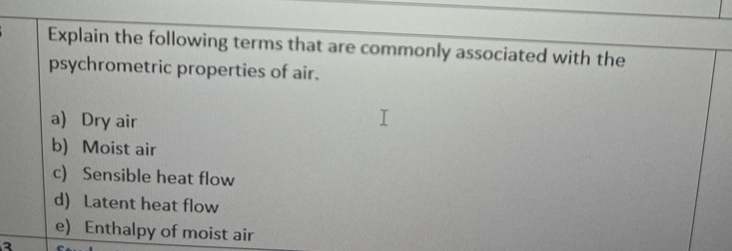 Explain the following terms that are commonly