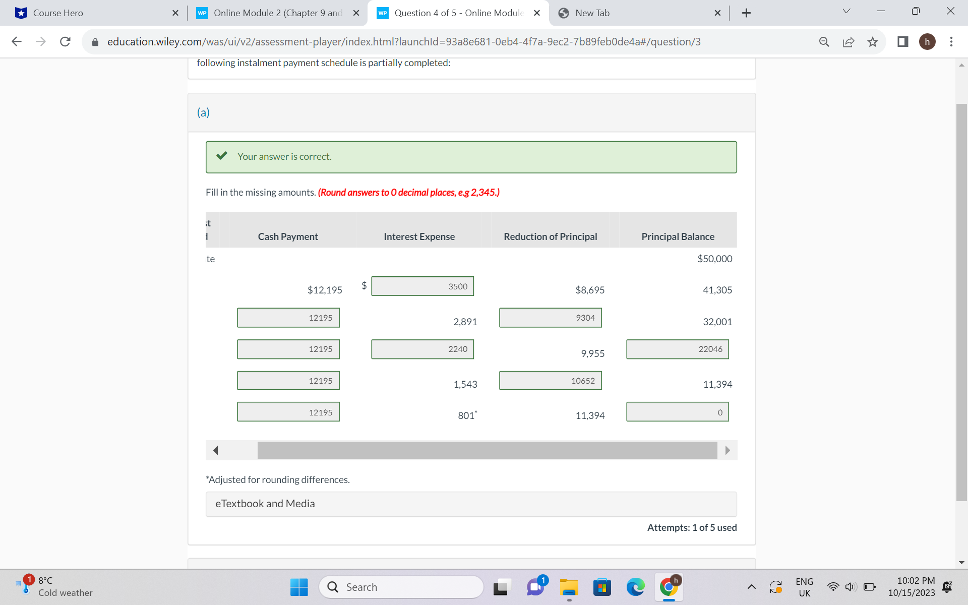 needed help with part b :) Course Hero X WP