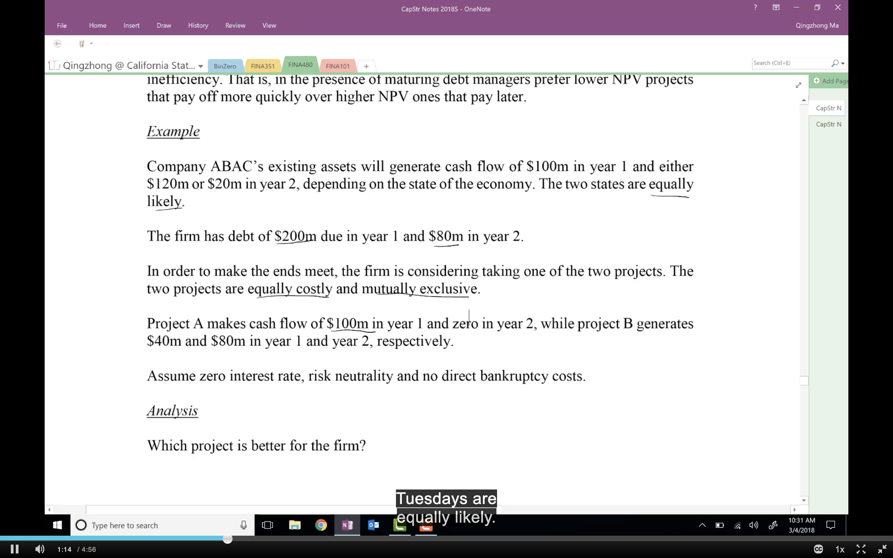 CapStr Notes 20185 - OneNote File Home Insert