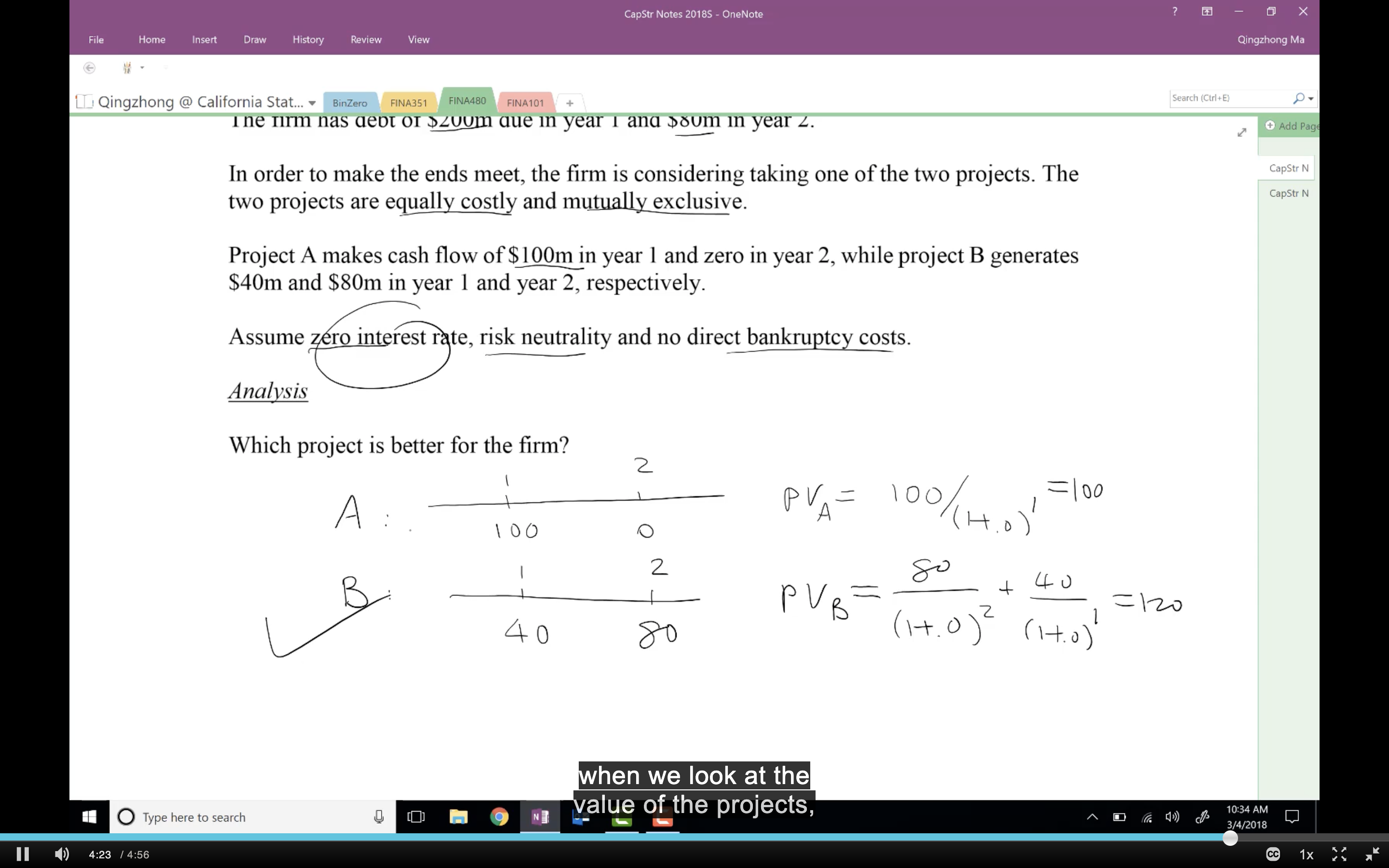 CapStr Notes 20185 - OneNote File Home Insert