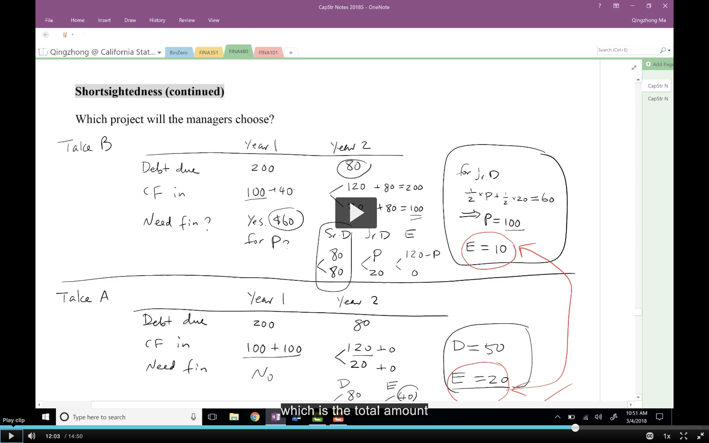 CapStr Notes 20185 - OneNote File Home Insert
