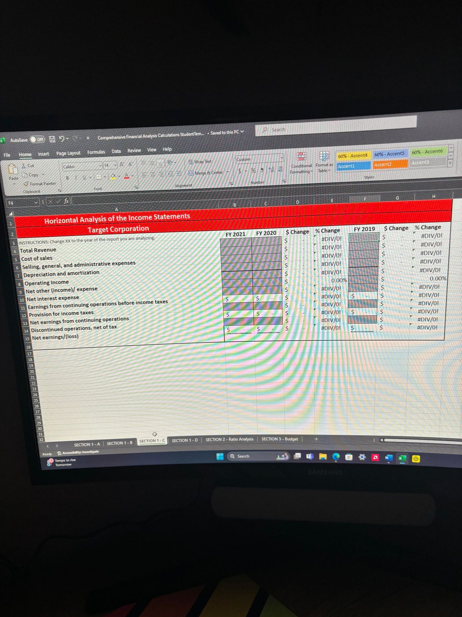 Home Insert Page Layout Formulas Data R Review