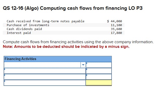 GS 12-6 iAIgo] Indirect: Computing cash from